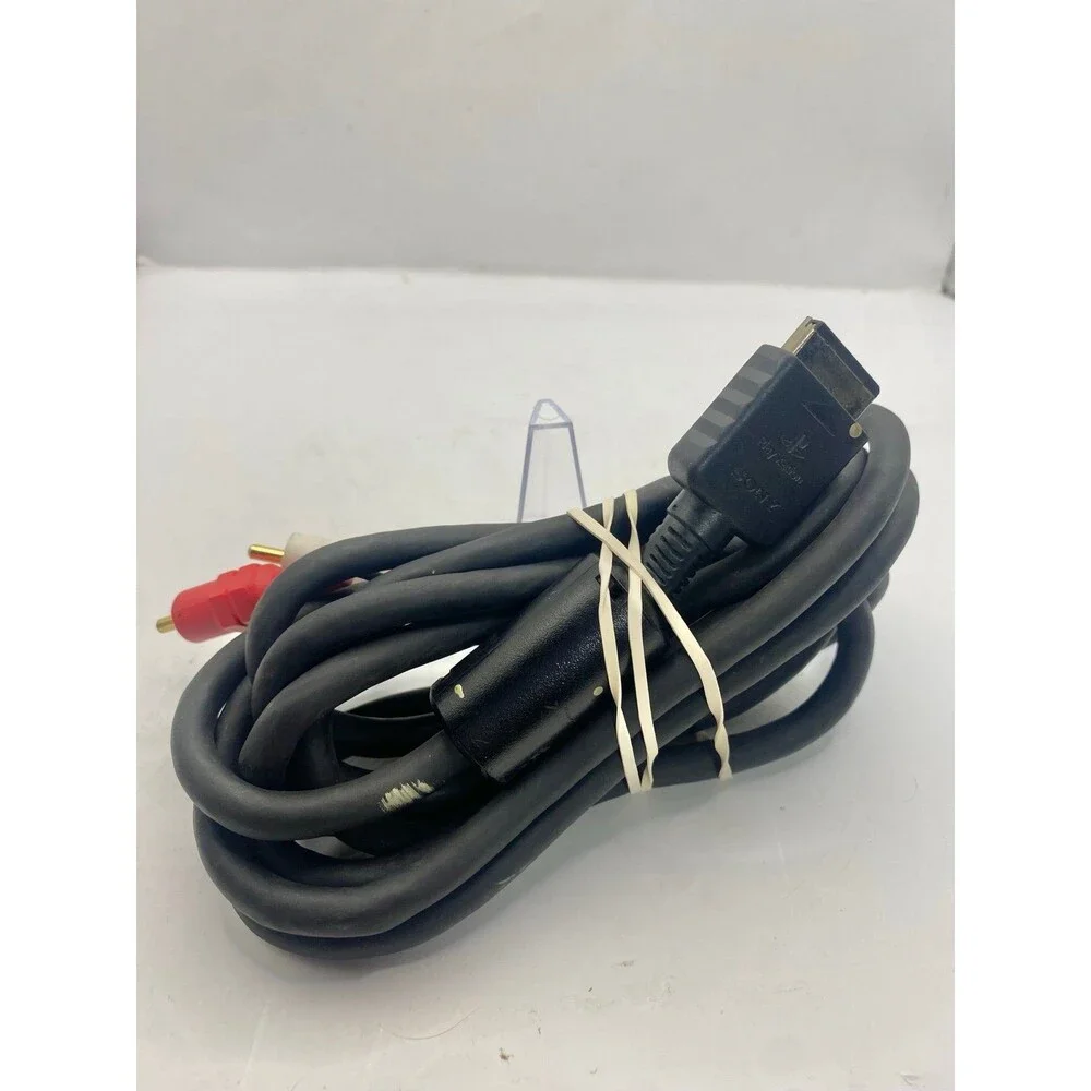 Official SONY PlayStation S-Video Cable PS1 PS2 PS3 SCPH-10060 Gold Plate rare